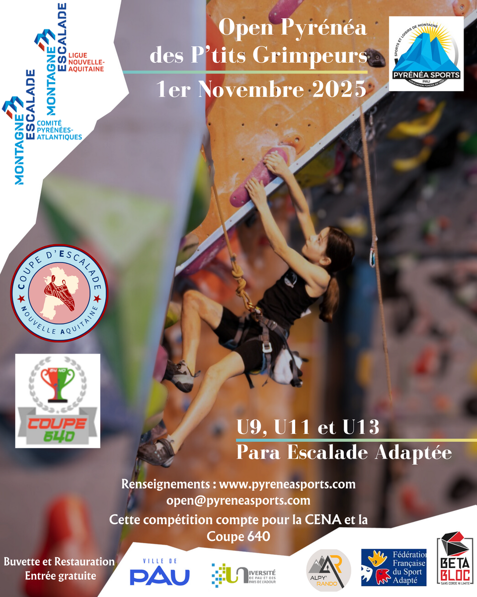 Open Départemental Pyrenea - Escalade