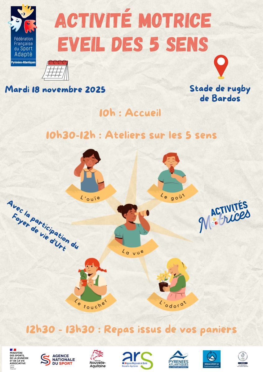 Activités Motrices 5 Sens 
