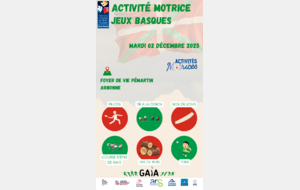 Activités Motrices &quot;Jeux Basques&quot;