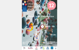 MOINS DE 12 ANS - Mercredi ? SAJ ! - Escalade