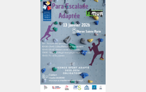 Journée Para Escalade Adaptée - Oloron