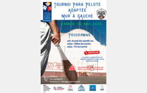 Tournoi Para Pelote Basque Adaptée  - Anglet