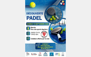 Découverte Padel - Biarritz - Rotation n°1