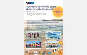 Journée activité plage et Longe-côte JEU'DYNAMIC